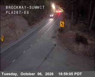 Hwy 267 at Brockway Summit, SR-267 at 19:00 on 2026-10-06