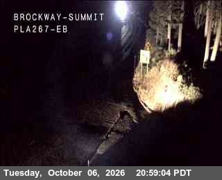 Hwy 267 at Brockway Summit, SR-267 at 21:00 on 2026-10-06