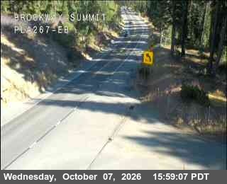 Hwy 267 at Brockway Summit, SR-267 at 16:00 on 2026-10-07