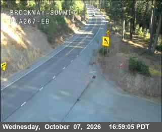 Hwy 267 at Brockway Summit, SR-267 at 17:00 on 2026-10-07