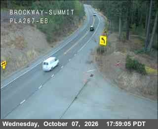 Hwy 267 at Brockway Summit, SR-267 at 18:00 on 2026-10-07