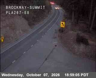 Hwy 267 at Brockway Summit, SR-267 at 19:00 on 2026-10-07