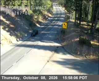 Hwy 267 at Brockway Summit, SR-267 at 16:00 on 2026-10-08