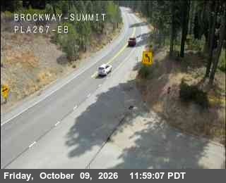 Hwy 267 at Brockway Summit, SR-267 at 12:00 on 2026-10-09