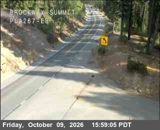 Hwy 267 at Brockway Summit, SR-267 at 16:00 on 2026-10-09