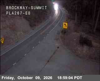 Hwy 267 at Brockway Summit, SR-267 at 19:00 on 2026-10-09