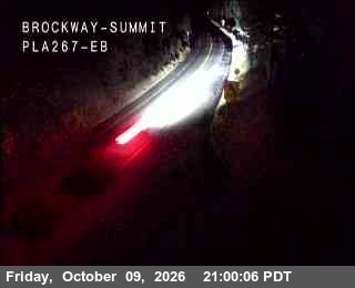 Hwy 267 at Brockway Summit, SR-267 at 21:00 on 2026-10-09