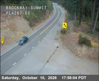 Hwy 267 at Brockway Summit, SR-267 at 18:00 on 2026-10-10
