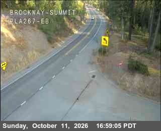 Hwy 267 at Brockway Summit, SR-267 at 17:00 on 2026-10-11