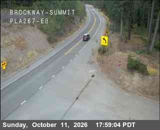 Hwy 267 at Brockway Summit, SR-267 at 18:00 on 2026-10-11