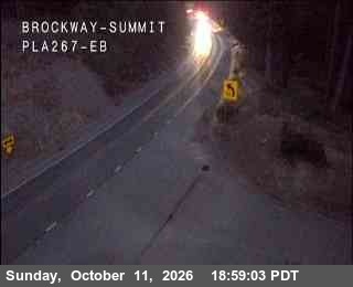 Hwy 267 at Brockway Summit, SR-267 at 19:00 on 2026-10-11