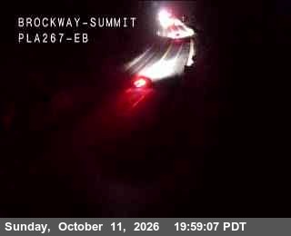 Hwy 267 at Brockway Summit, SR-267 at 20:00 on 2026-10-11