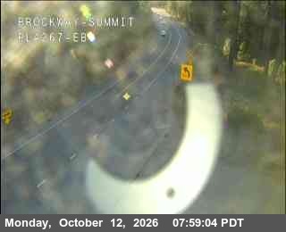 Hwy 267 at Brockway Summit, SR-267 at 08:00 on 2026-10-12