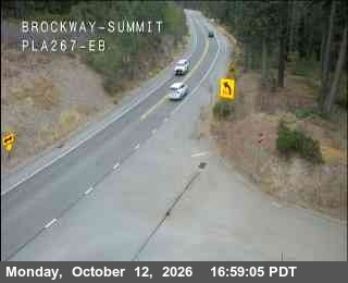Hwy 267 at Brockway Summit, SR-267 at 17:00 on 2026-10-12