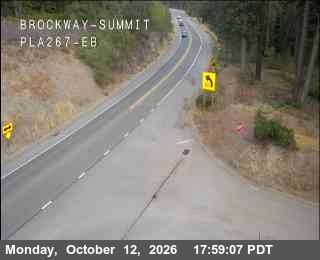 Hwy 267 at Brockway Summit, SR-267 at 18:00 on 2026-10-12