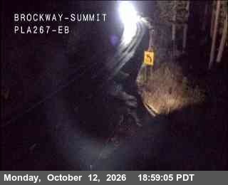 Hwy 267 at Brockway Summit, SR-267 at 19:00 on 2026-10-12