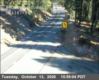 Hwy 267 at Brockway Summit, SR-267 at 16:00 on 2026-10-13
