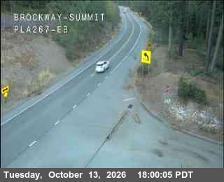 Hwy 267 at Brockway Summit, SR-267 at 18:00 on 2026-10-13