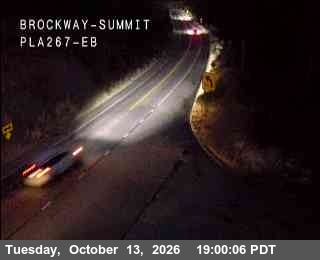 Hwy 267 at Brockway Summit, SR-267 at 19:00 on 2026-10-13