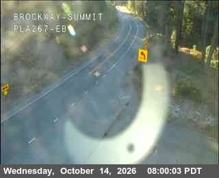 Hwy 267 at Brockway Summit, SR-267 at 08:00 on 2026-10-14
