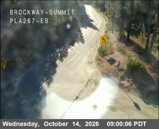 Hwy 267 at Brockway Summit, SR-267 at 09:00 on 2026-10-14