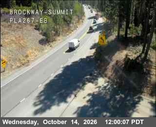 Hwy 267 at Brockway Summit, SR-267 at 12:00 on 2026-10-14