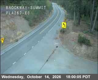 Hwy 267 at Brockway Summit, SR-267 at 18:00 on 2026-10-14