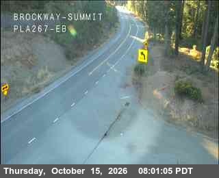 Hwy 267 at Brockway Summit, SR-267 at 08:00 on 2026-10-15