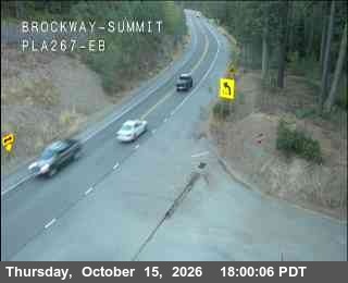 Hwy 267 at Brockway Summit, SR-267 at 18:00 on 2026-10-15