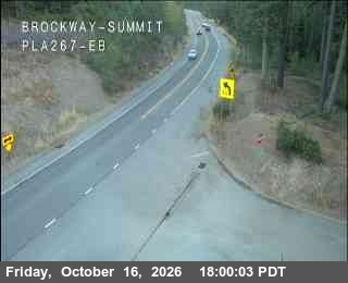 Hwy 267 at Brockway Summit, SR-267 at 18:00 on 2026-10-16