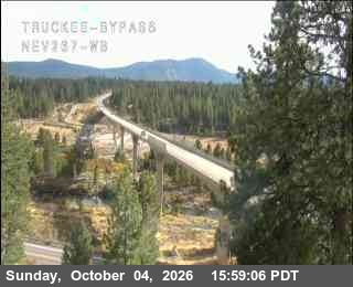 Hwy 267 at Truckee Bypass, SR-267 at 16:00 on 2026-10-04