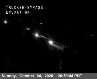 Hwy 267 at Truckee Bypass, SR-267 at 21:00 on 2026-10-04