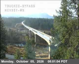 Hwy 267 at Truckee Bypass, SR-267 at 08:00 on 2026-10-05