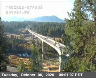 Hwy 267 at Truckee Bypass, SR-267 at 08:00 on 2026-10-06