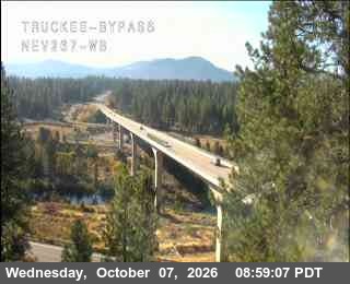 Hwy 267 at Truckee Bypass, SR-267 at 09:00 on 2026-10-07