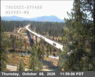 Hwy 267 at Truckee Bypass, SR-267 at 12:00 on 2026-10-08