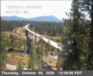 Hwy 267 at Truckee Bypass, SR-267 at 13:00 on 2026-10-08