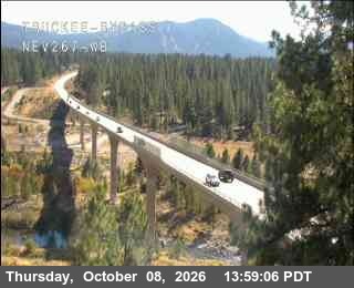 Hwy 267 at Truckee Bypass, SR-267 at 14:00 on 2026-10-08