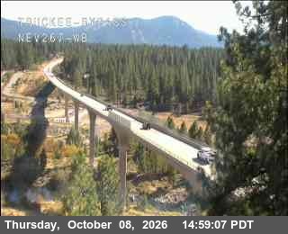 Hwy 267 at Truckee Bypass, SR-267 at 15:00 on 2026-10-08