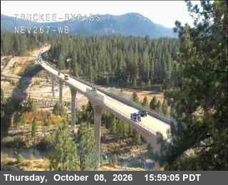 Hwy 267 at Truckee Bypass, SR-267 at 16:00 on 2026-10-08