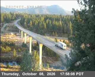 Hwy 267 at Truckee Bypass, SR-267 at 18:00 on 2026-10-08