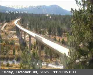 Hwy 267 at Truckee Bypass, SR-267 at 12:00 on 2026-10-09