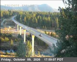 Hwy 267 at Truckee Bypass, SR-267 at 18:00 on 2026-10-09
