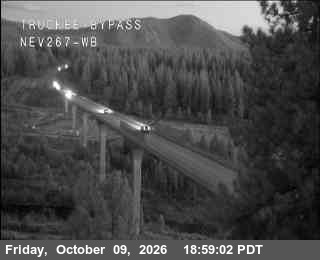 Hwy 267 at Truckee Bypass, SR-267 at 19:00 on 2026-10-09