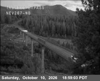 Hwy 267 at Truckee Bypass, SR-267 at 19:00 on 2026-10-10