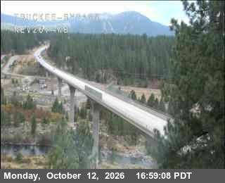 Hwy 267 at Truckee Bypass, SR-267 at 17:00 on 2026-10-12