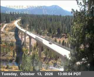 Hwy 267 at Truckee Bypass, SR-267 at 13:00 on 2026-10-13