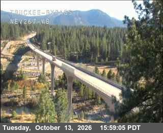 Hwy 267 at Truckee Bypass, SR-267 at 16:00 on 2026-10-13