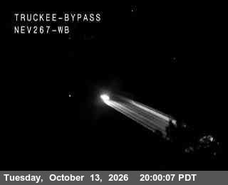 Hwy 267 at Truckee Bypass, SR-267 at 20:00 on 2026-10-13