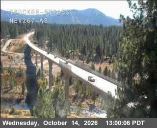 Hwy 267 at Truckee Bypass, SR-267 at 13:00 on 2026-10-14